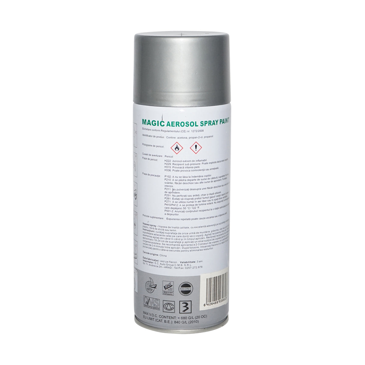 Spray vernice Magic grigio platino 450 ml. - immagine 2