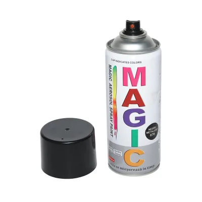 Spray vernice Magic nero metallizzato 676, 400 ml - immagine 3