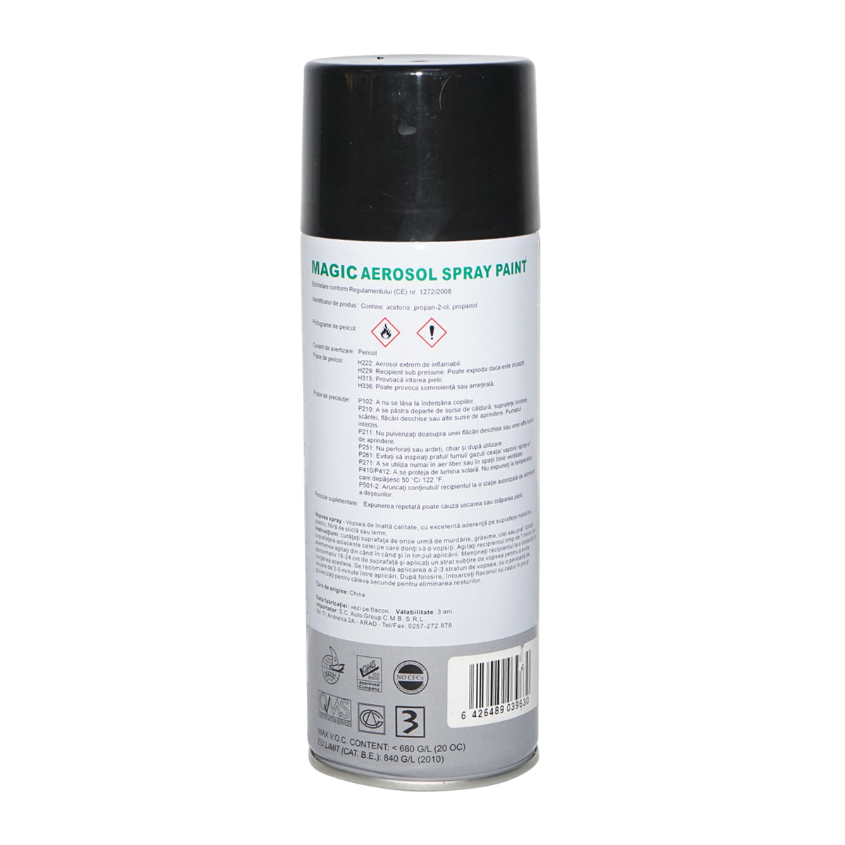 Spray vernice Magic nero metallizzato 676, 400 ml - immagine 2