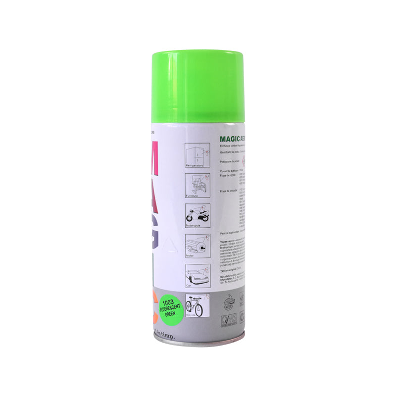 Spray vernice verde fluorescente 1005, 450 ml - immagine 2