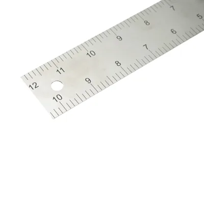 Squadra da carpentiere professionale Crownman, 300 mm/12 pollici, manico in alluminio, righello in acciaio al carbonio. - immagine 3