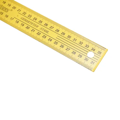 Squadra da carpentiere professionale Crownman, 350 mm/14 pollici, manico in alluminio, righello in acciaio al carbonio. - immagine 4