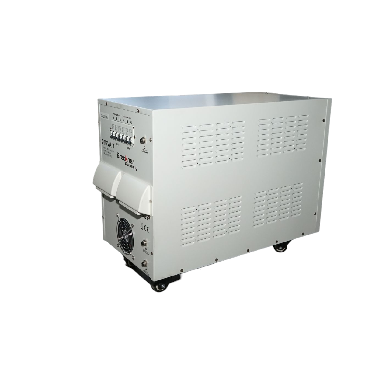 Stabilizzatore di tensione automatico 20KVA, 16KW trifase con servomotore Breckner Germany - immagine 3
