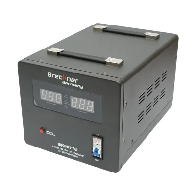Stabilizzatore di tensione automatico 3000VA monofase con servomotore Breckner Germany - immagine 4