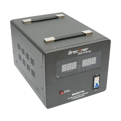 Stabilizzatore di tensione automatico 3000VA monofase con servomotore Breckner Germany - immagine 3