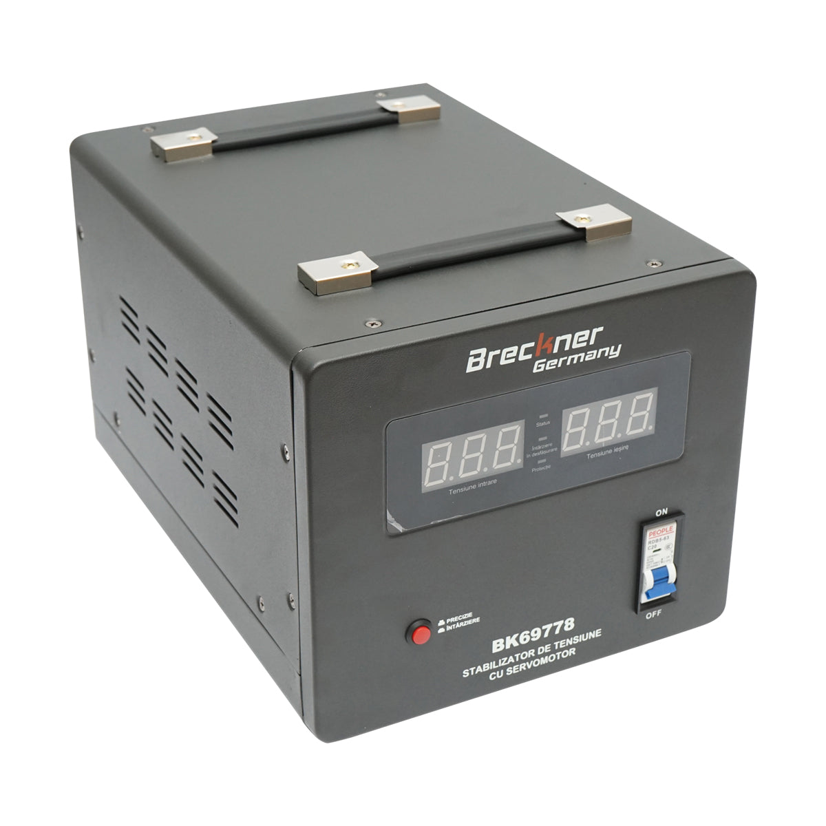 Stabilizzatore di tensione automatico 3000VA monofase con servomotore Breckner Germany - immagine 3