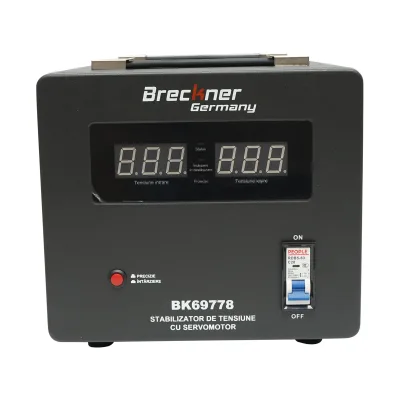 Stabilizzatore di tensione automatico 3000VA monofase con servomotore Breckner Germany