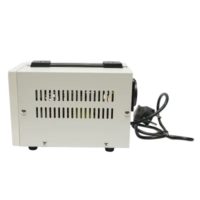 Stabilizzatore di tensione automatico 500VA con relè monofase, 2 prese schuko 230V, display LCD Breckner Germany - immagine 3