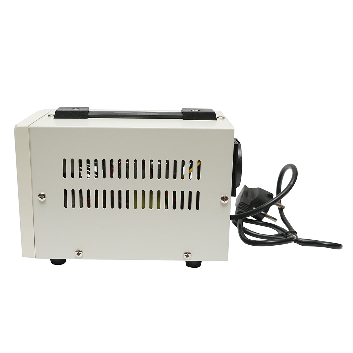 Stabilizzatore di tensione automatico 500VA con relè monofase, 2 prese schuko 230V, display LCD Breckner Germany - immagine 3