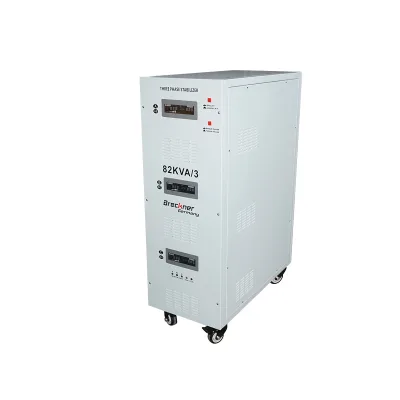 Stabilizzatore di tensione automatico 82KVA, 64KW trifase con servomotore Breckner Germany - immagine 2