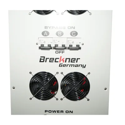 Stabilizzatore di tensione automatico 82KVA, 64KW trifase con servomotore Breckner Germany - immagine 6