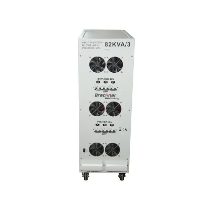 Stabilizzatore di tensione automatico 82KVA, 64KW trifase con servomotore Breckner Germany - immagine 3