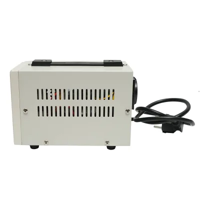 Stabilizzatore di tensione automatico monofase con relè 2000VA/140-260V, 2 prese schuko 230V, display LCD Breckner Germany - immagine 3