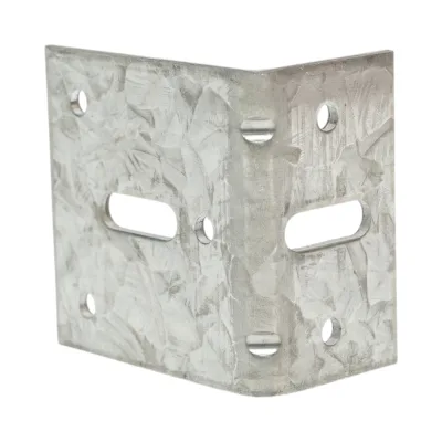Staffa di giunzione regolabile – 60 × 35 × 60 mm, spessore 2,5 mm, acciaio zincato - immagine 3