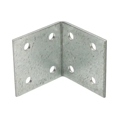 Staffa di giunzione – 40 × 40 × 40 mm, spessore 2 mm, acciaio zincato - immagine 2