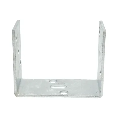 Staffa di supporto 121×60×102 mm, spessore 4 mm, acciaio zincato. - immagine 2