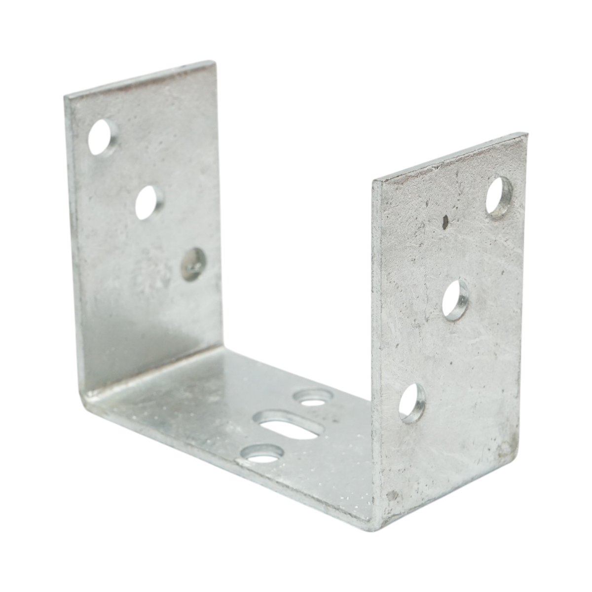 Staffa di supporto 121×60×102 mm, spessore 4 mm, acciaio zincato.