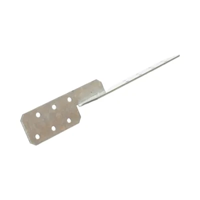 Staffa universale a coda di rondine per travetto – 36 × 36 × 210 mm, spessore 2 mm, acciaio zincato - immagine 3