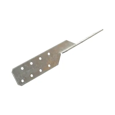 Staffa universale a coda di rondine per travetto – 36 × 36 × 210 mm, spessore 2 mm, acciaio zincato - immagine 2