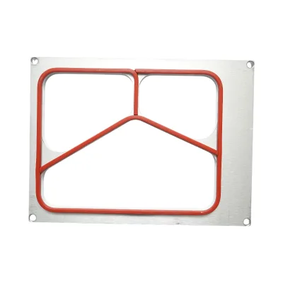 Stampo 270x200 mm per macchina Termosigillatrice vaschette con 3 scomparti e dimensione 225x175 mm - immagine 4