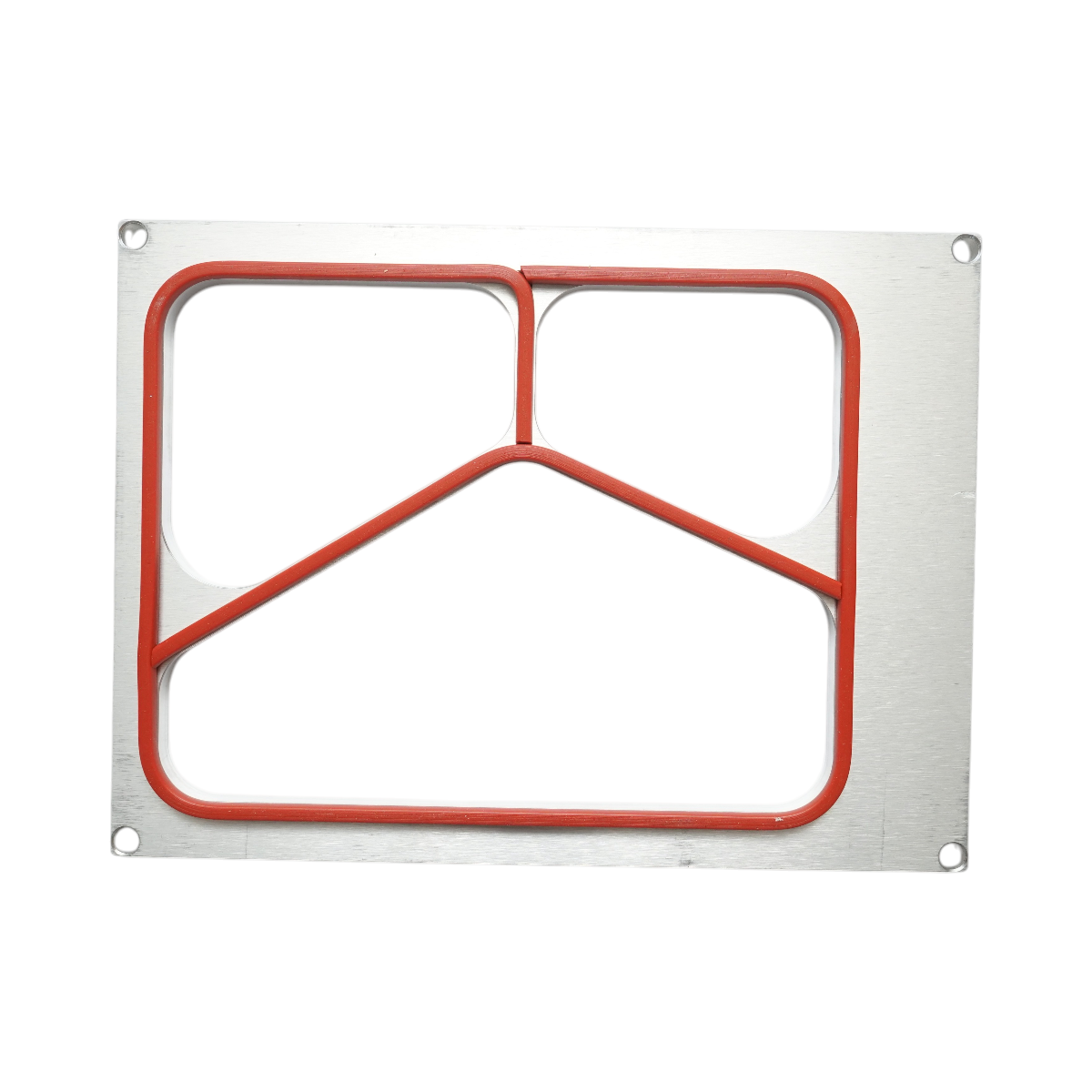 Stampo 270x200 mm per macchina Termosigillatrice vaschette con 3 scomparti e dimensione 225x175 mm - immagine 4