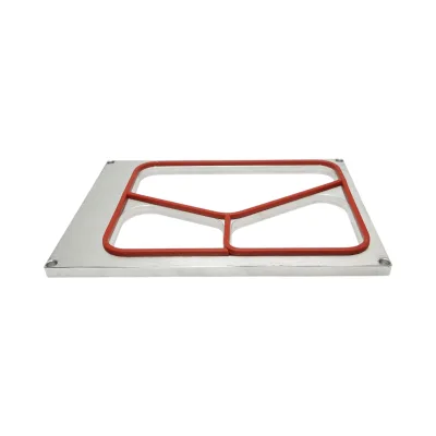 Stampo 270x200 mm per macchina Termosigillatrice vaschette con 3 scomparti e dimensione 225x175 mm - immagine 3