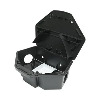 Stazione di avvelenamento per roditori in plastica, dimensioni 34x23x11 cm