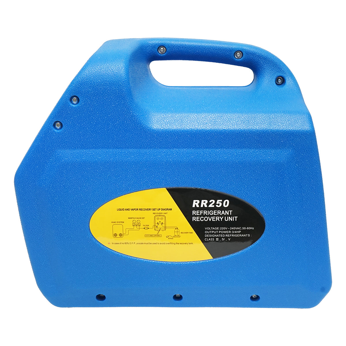 Stazione di recupero freon 3/4 HP, 220V per categoria III, IV, V - immagine 3