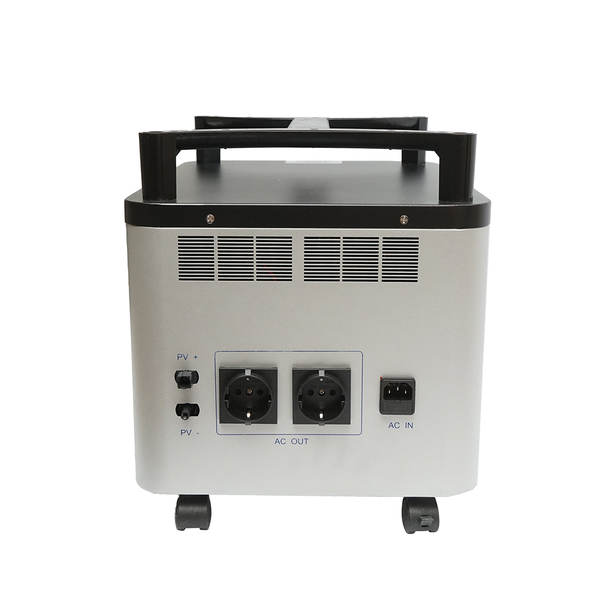 Stazione portatile da 2000 W con batteria LifePO4 da 2016 Wh, 2 lampadine LED da 3 W e pannello solare da 200 W - immagine 5