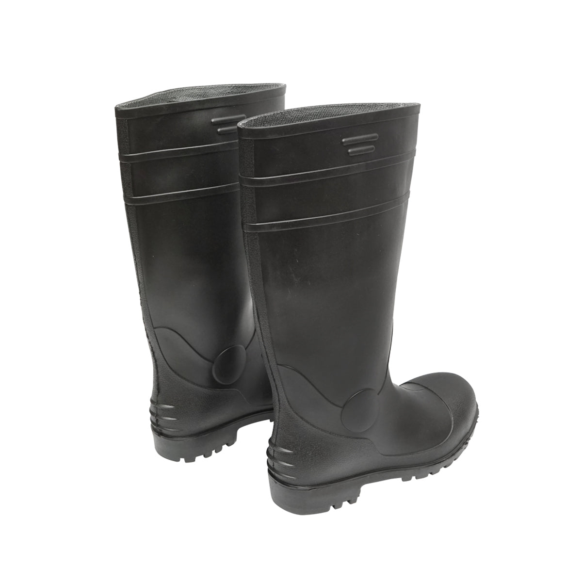 Stivali da lavoro in PVC nero con punta in acciaio, taglia 40, modello 005GB - immagine 3