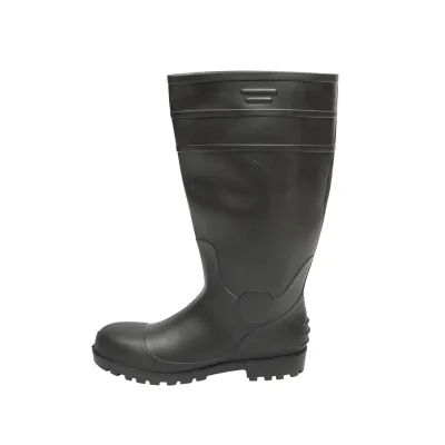 Stivali da lavoro in PVC nero con punta in acciaio, taglia 40, modello 005GB - immagine 5