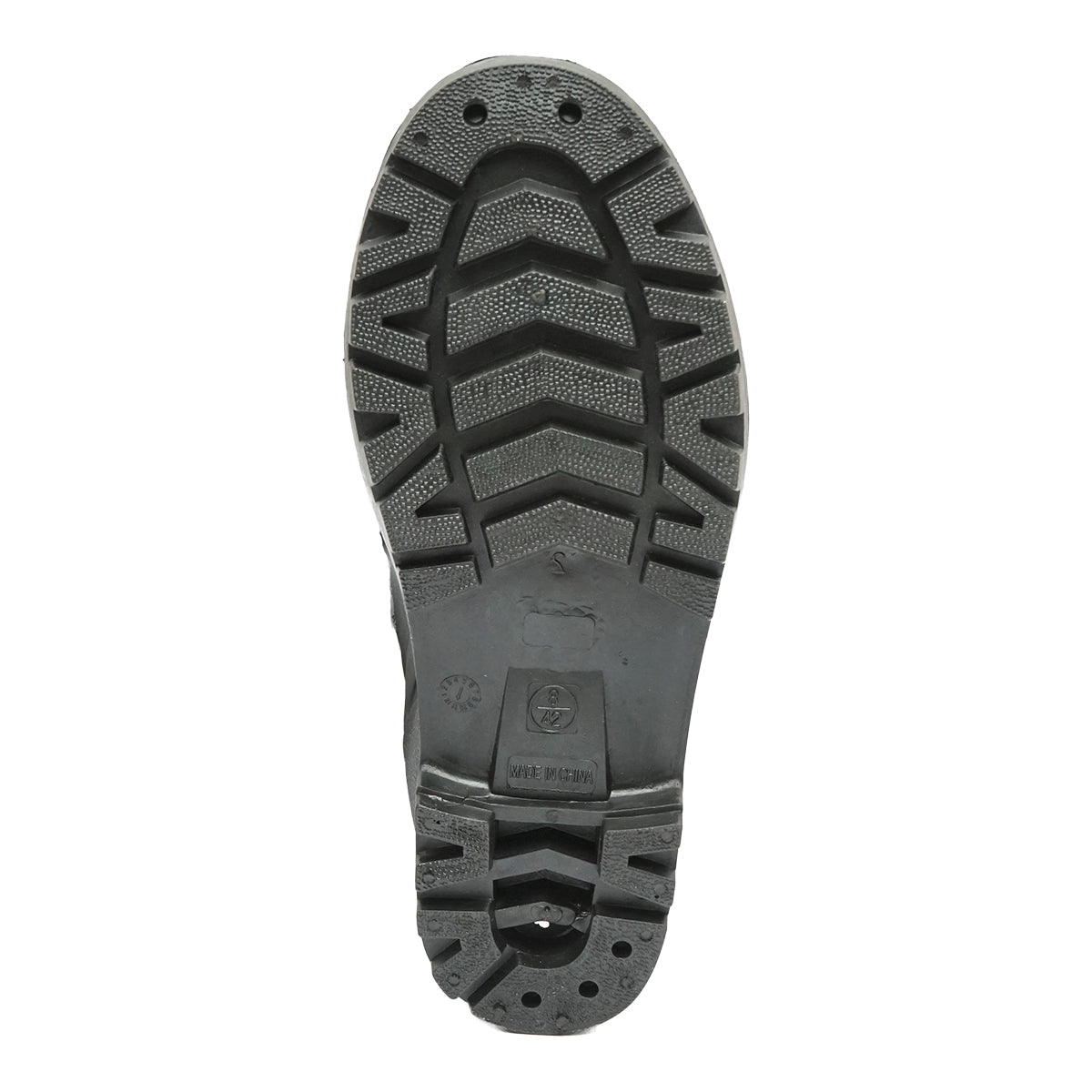 Stivali da lavoro in PVC verde con punta in acciaio, taglia 41, modello 005GB - immagine 4
