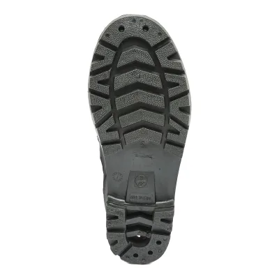 Stivali da lavoro in PVC verde con punta in acciaio, taglia 43, modello 005GB - immagine 4