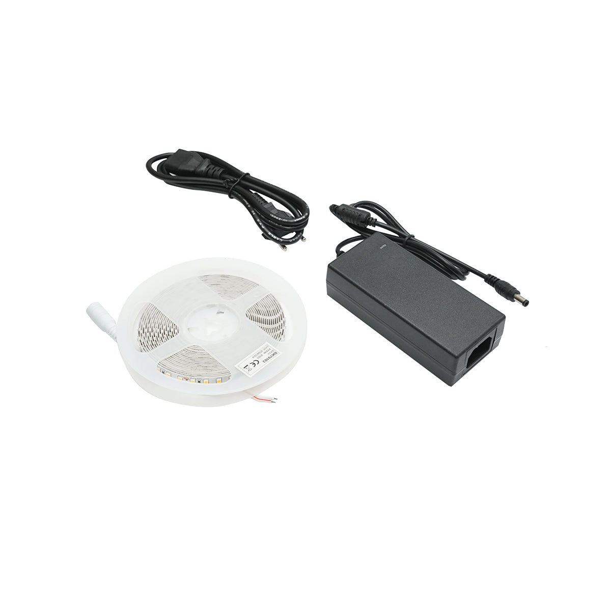 Striscia LED 2835 9,6W/m 3000K, 12-220V rotolo 5m, 120 LED/m IP20 - immagine 2
