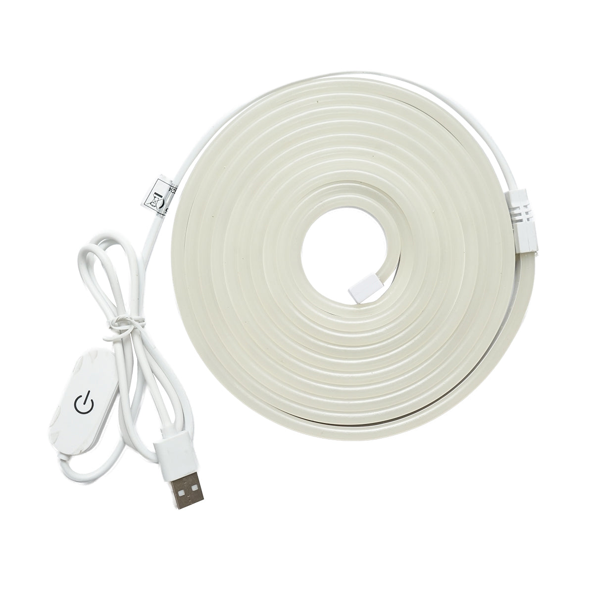 Striscia LED 3000K, 5V, USB, 3m IP65 - immagine 3