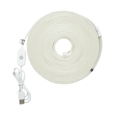 Striscia LED 3000K, 5V, USB, 5m IP65 - immagine 3