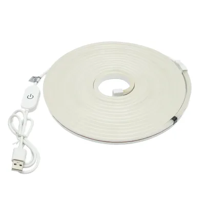 Striscia LED 3000K, 5V, USB, 5m IP65