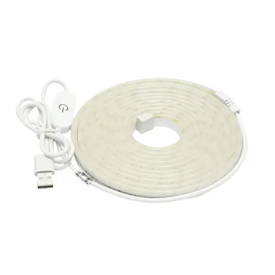 Striscia LED 6500K, 5V, USB, 3m IP65