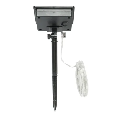 Striscia LED con pannello solare 5V, 5m, telecomando RGB+IC IP65 - immagine 4