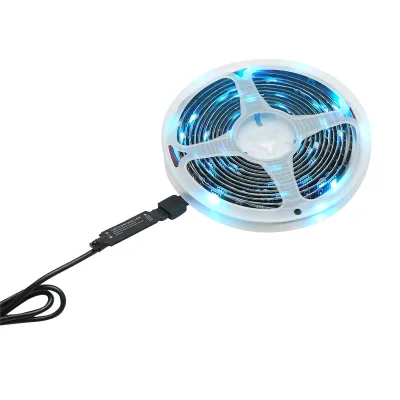 Striscia LED con telecomando 5V, 3m, controllo vocale RGB - immagine 3