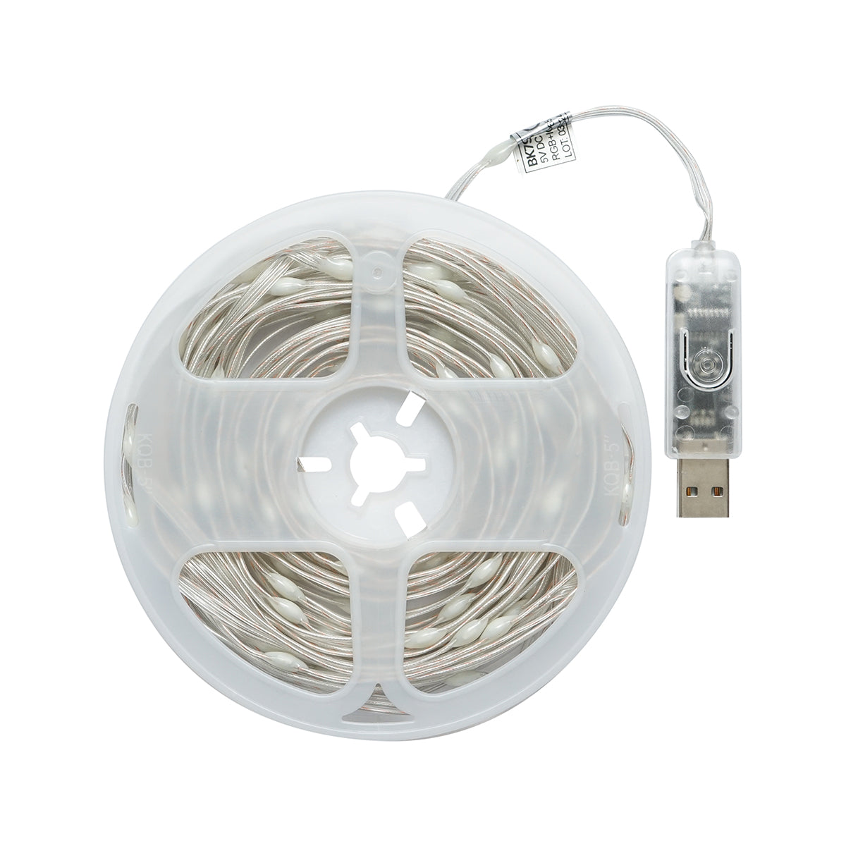 Striscia LED decorativa intelligente 2W/m 5V con telecomando, controllo musicale, bluetooth, applicazione USB, 10m RGB+IC IP68 - immagine 4