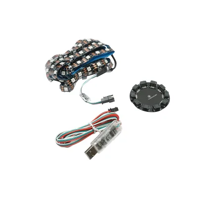 Striscia LED modello Fireworks 11x0,5+1x2m 5V, USB, bluetooth, controllo vocale, applicazione RGB+IC - immagine 2