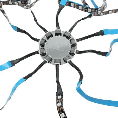 Striscia LED modello Fireworks 11x0,5+1x2m 5V, USB, bluetooth, controllo vocale, applicazione RGB+IC - immagine 4