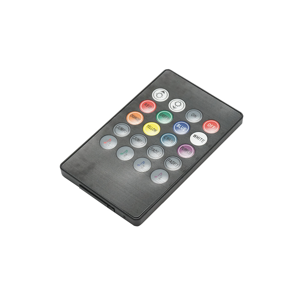 Striscia luminosa ambientale LED per auto 12V, 9W con telecomando, controllo musicale 4x22cm RGB - immagine 3