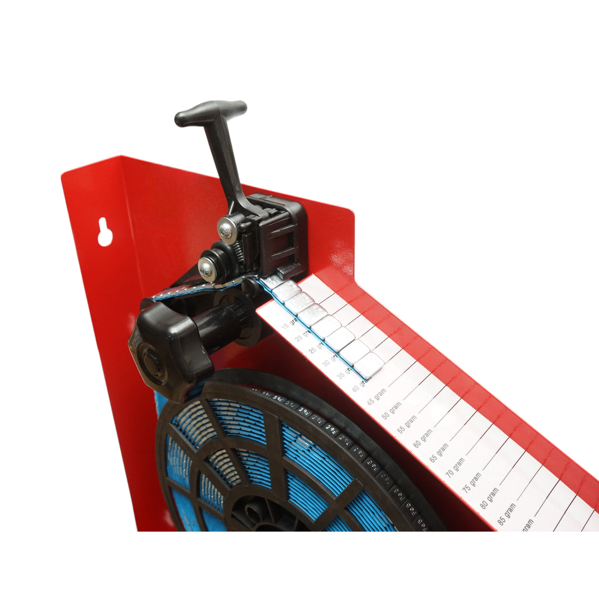 Supporto autoadesivo a rulli per contrappeso per l'equilibratura delle ruote - immagine 5