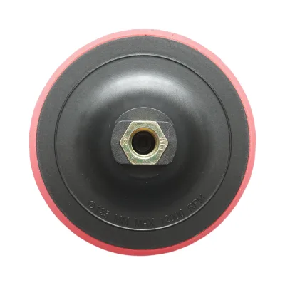 Supporto per disco abrasivo abrasivo da 125 mm con chiusura in velcro, adattatore M14 per smerigliatrice angolare e trapano. Breckner Germany - immagine 4