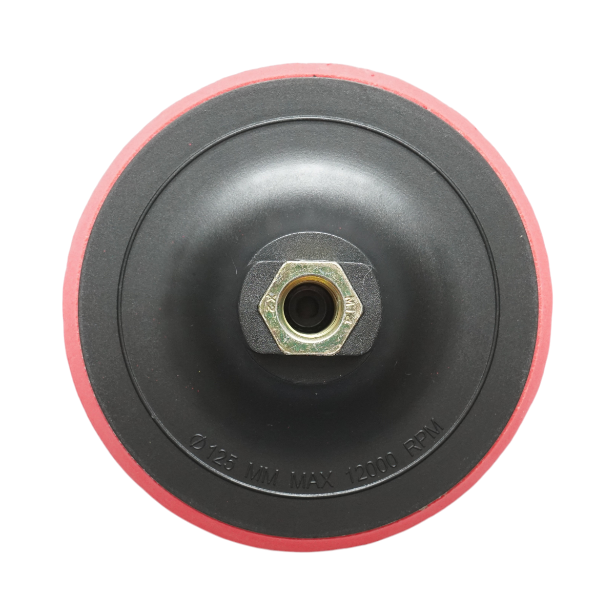 Supporto per disco abrasivo abrasivo da 125 mm con chiusura in velcro, adattatore M14 per smerigliatrice angolare e trapano. Breckner Germany - immagine 4