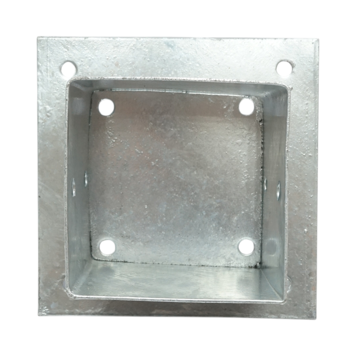 Supporto per palo quadrato applicato 121 × 121 × 150 mm - immagine 3