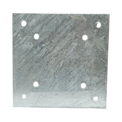 Supporto per palo quadrato applicato 121 × 121 × 150 mm - immagine 4