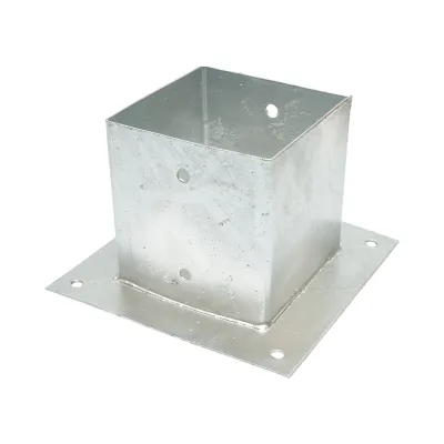 Supporto per palo quadrato applicato 141 × 141 × 150 mm
